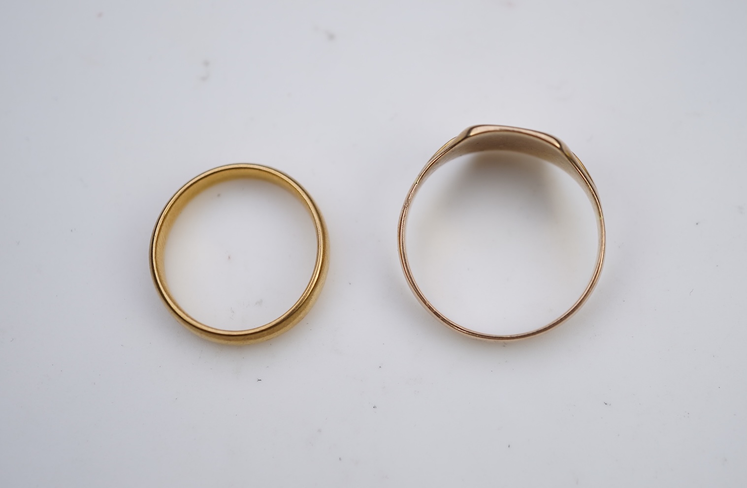Two gold rings